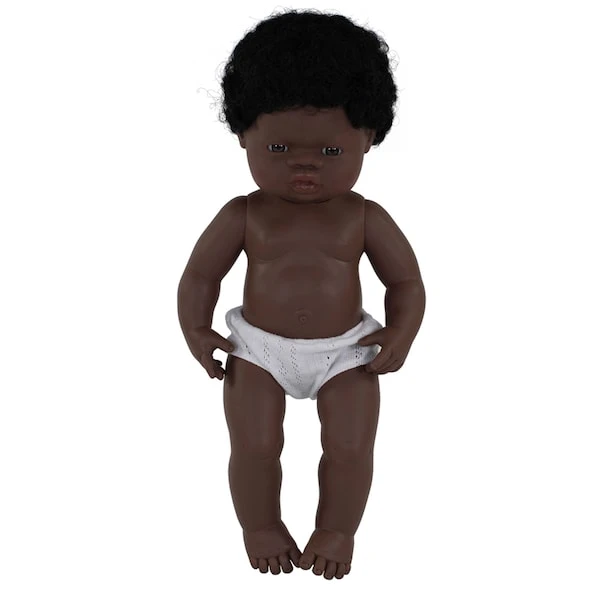 Anatomically Correct Baby Doll, 15in African Boy 3 Anatomically Correct Baby Doll, 15in African Boy