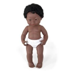 Anatomically Correct Baby Doll, Down Syndrome African-American Boy