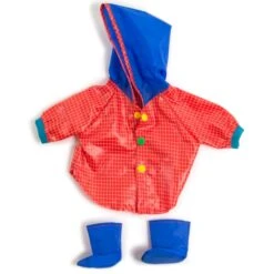 Doll Clothes, Rain Coat + Boots
