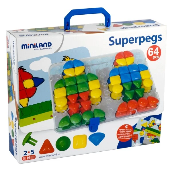 Super Pegs, 69 Pieces 3 Super Pegs, 69 Pieces
