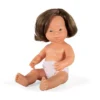 Miniland Educational Anatomically Correct 15" Baby Doll, Down Syndrome Girl, Brown Hair -Miniland Educational GUEST 14585f0b 8848 4189 a074 fa6d6e5e4b98