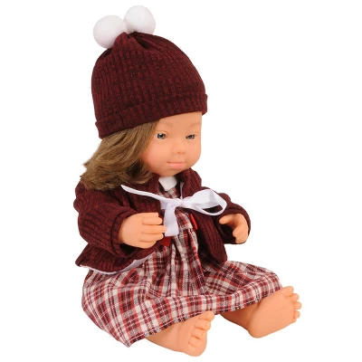 Miniland Girl Doll With Down Syndrome - 15” Doll With Outfit 5 Miniland Girl Doll With Down Syndrome - 15” Doll With Outfit - Image 3