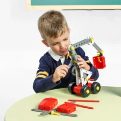 Miniland Educational 15 Miniland Educational Mecaniko, Vehicle Building Set, 81 Pieces