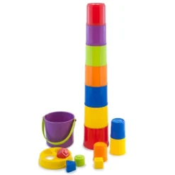 Miniland Educational Giantte Stacking And Nesting Game, 16 Pieces