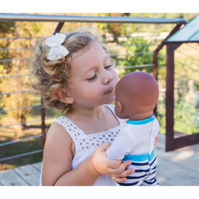 Miniland Educational Doll Clothes, Fits 12-5/8" Dolls, Cold Weather Turquoise Pajamas 3 Miniland Educational Doll Clothes, Fits 12-5/8" Dolls, Cold Weather Turquoise Pajamas