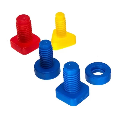 Miniland Educational Nuts & Bolts School Activity Set, 24-Piece Set 4 Miniland Educational Nuts & Bolts School Activity Set, 24-Piece Set - Image 2