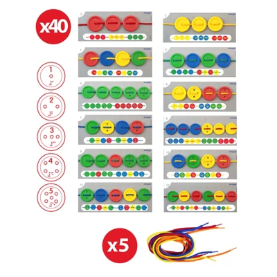 Miniland Educational Activity Buttons, 57 Pieces 4 Miniland Educational Activity Buttons, 57 Pieces - Image 2