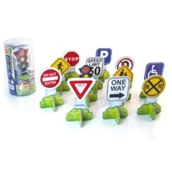 Minimobil Traffic Signs, 25 Pieces