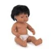 Baby Doll Hispanic Boy With Hearing Aid 15'', Polybagged -Miniland Educational MLE31116 L