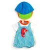 Doll Clothes, Fits 12-5/8" Dolls, Warm Weather Jumper/Cap Set -Miniland Educational MLE31641 L 1