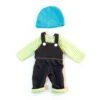 Doll Clothes, Fits 12-5/8" Dolls, Mild Weather Jumper/Cap Set -Miniland Educational MLE31645 L 1