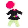 Doll Clothes, Fits 12-5/8" Dolls, Mild Weather Romper/Hat Set -Miniland Educational MLE31646 L 1